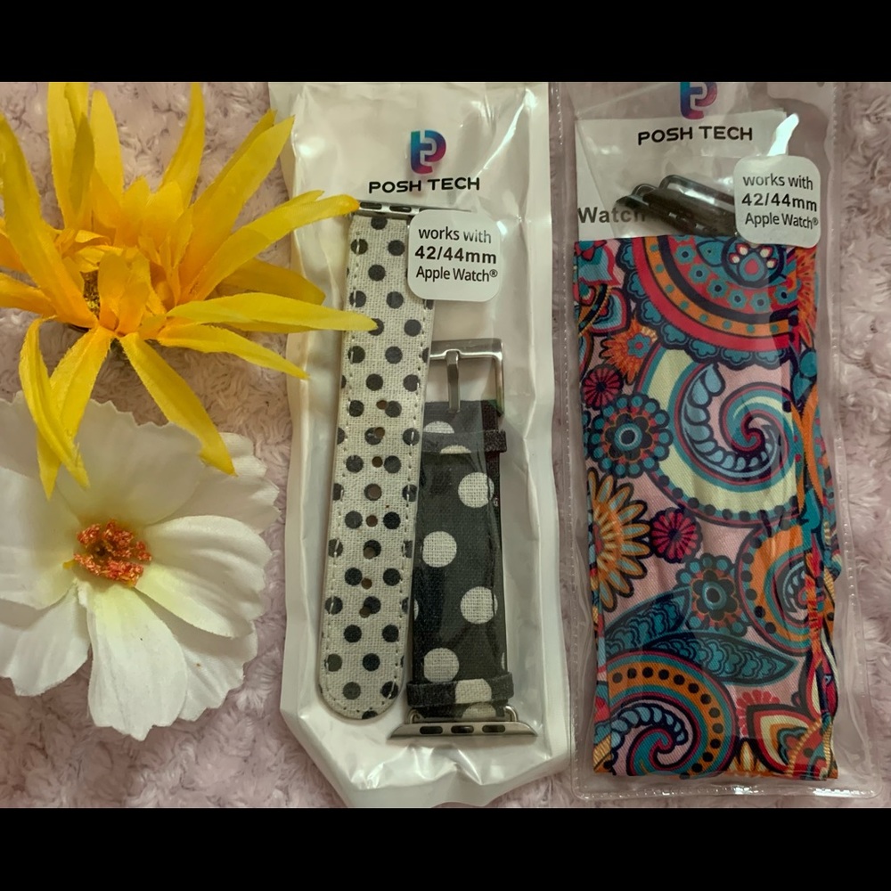 POSH TECH LINEN APPLE WATCH BAND